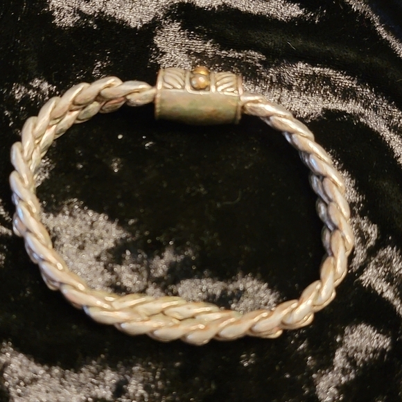 Avon Vintage Double Chain Multi Metal Braclet - Picture 7 of 13